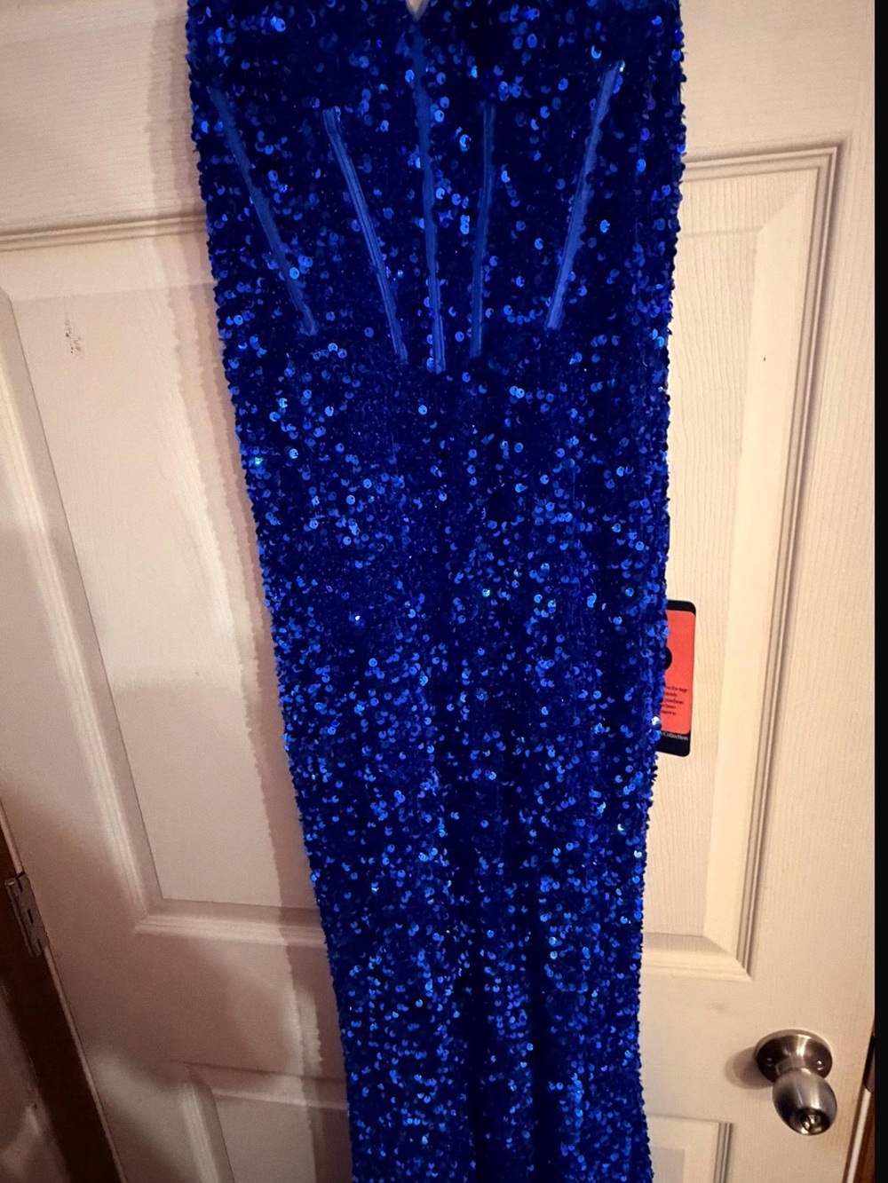 Juliet Dresses Royal Blue Sequin Dress